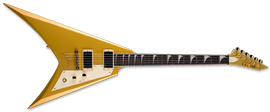 LTD SIGNATURE SERIES  Kirk Hammett KH-V Metallic Gold 6-String Electric Guitar 2023